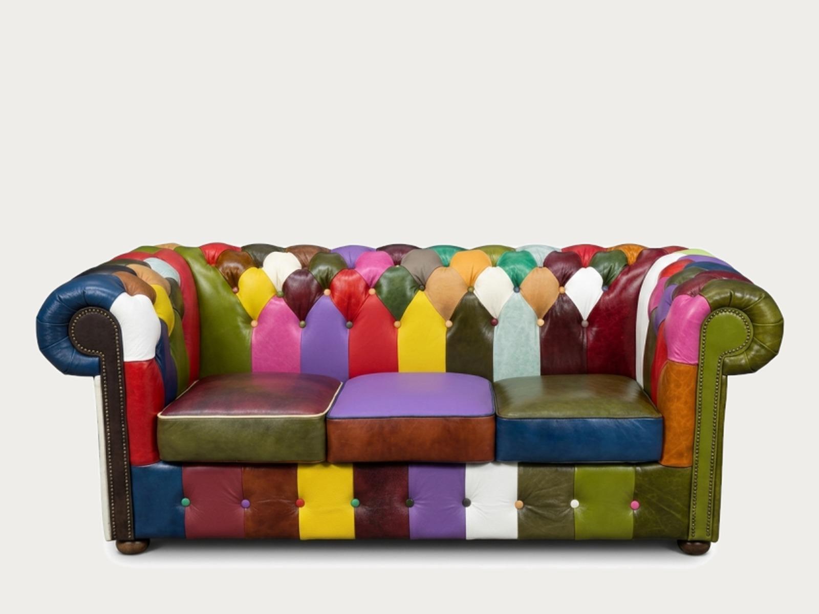 Sofa Classic 3 Patchwork — patchwork (wielokolorowy)