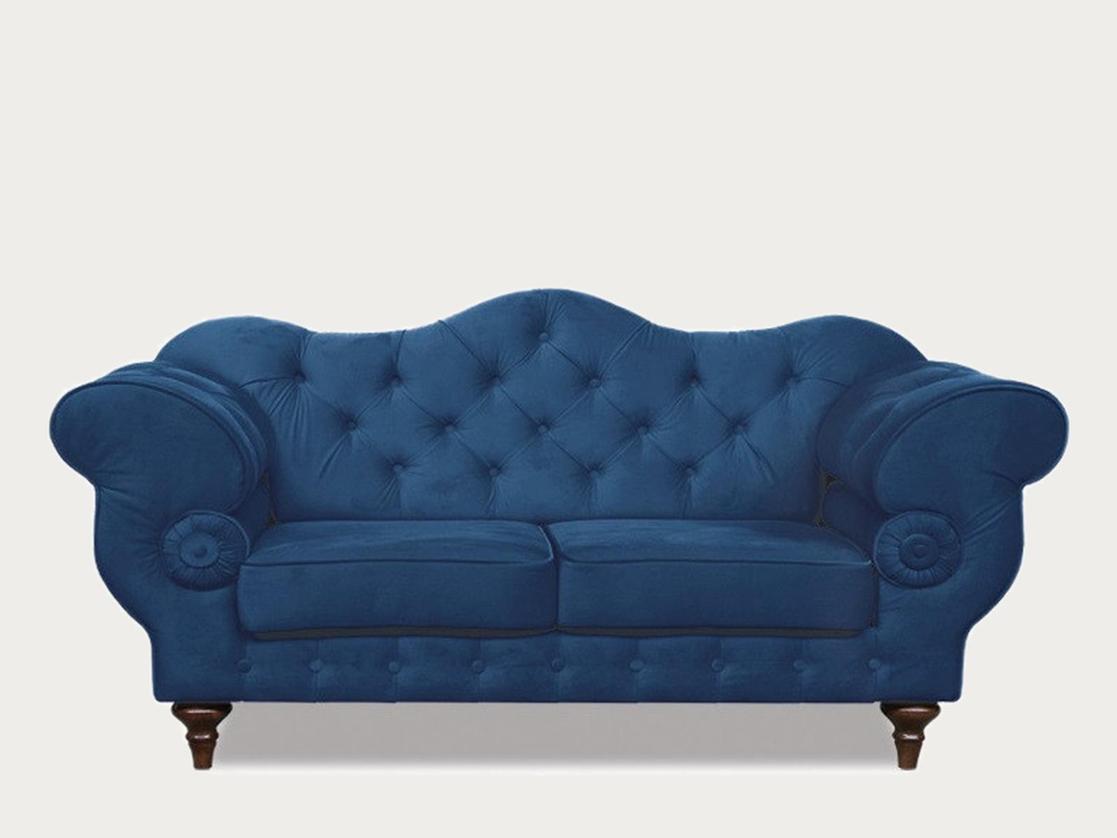 Sofa Wilson 2-osobowa — granatowy